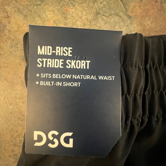DSG Women's Mid-Rise‎ Stride Skort, Large, Black - Picture 5 of 8